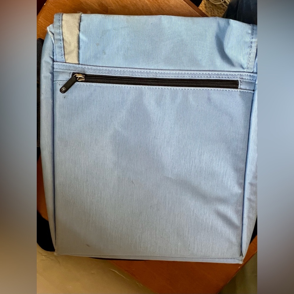 Victorinox light blue crossbody messenger bag